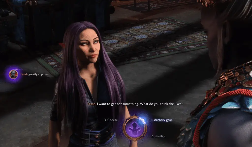 Does Lace Harding Love Cheese in Dragon Age Veilguard?